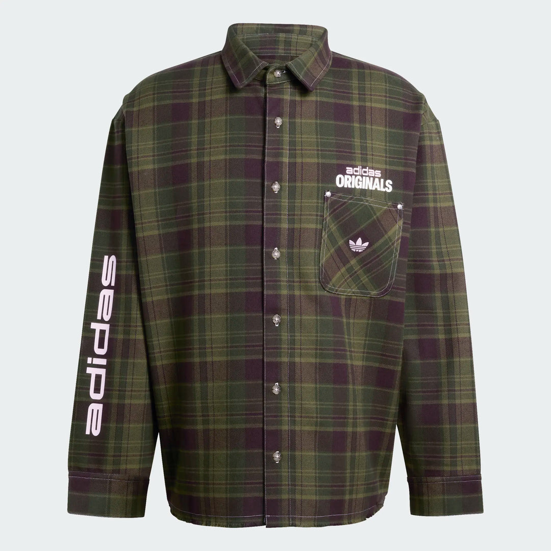 adidas ORIGINALS FLANNEL L/S WORK SHIRT Active Athlete 88 adidas ORIGINALS FLANNEL L/S WORK SHIRT Active Athlete 88