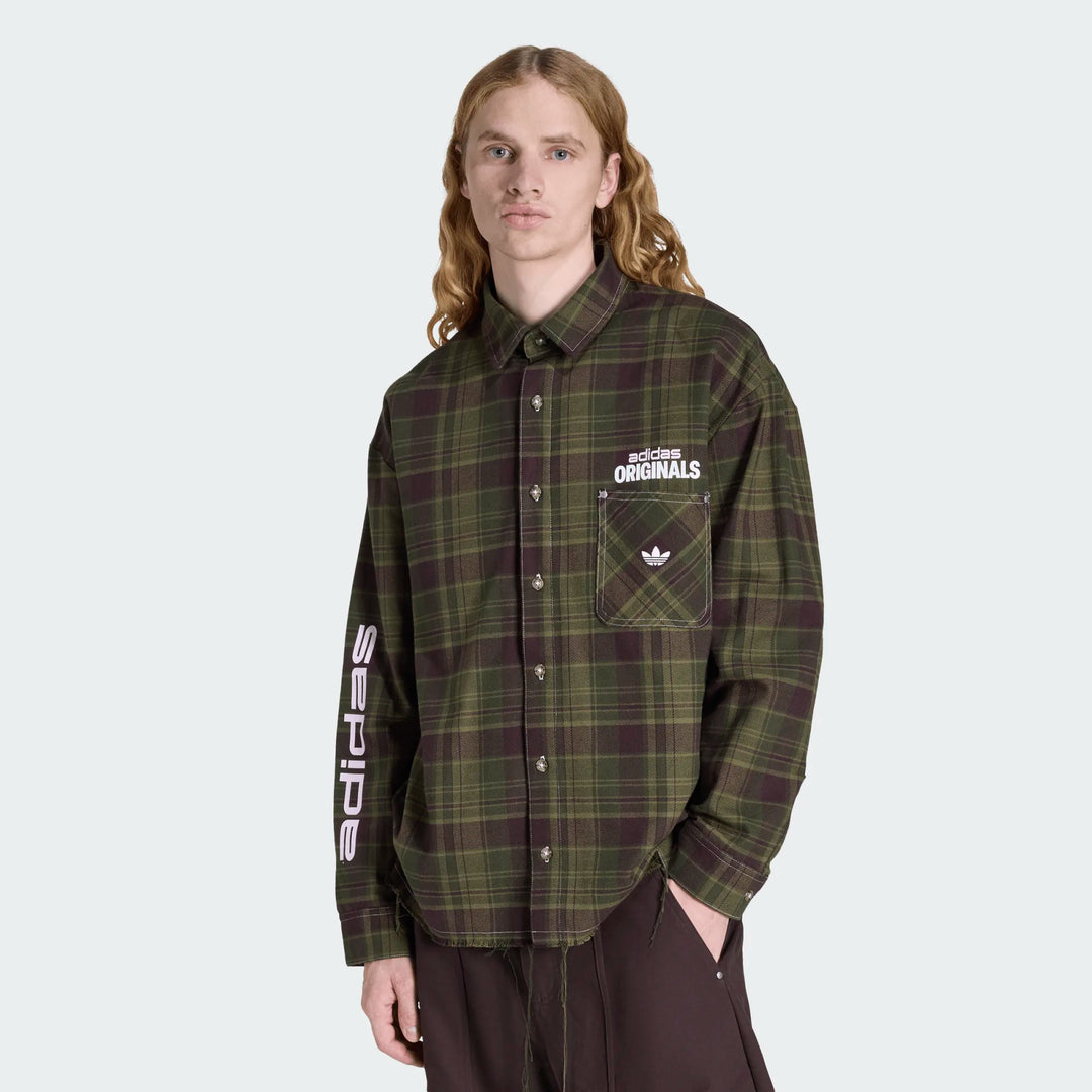 adidas ORIGINALS FLANNEL L/S WORK SHIRT Active Athlete 88 adidas ORIGINALS FLANNEL L/S WORK SHIRT Active Athlete 88