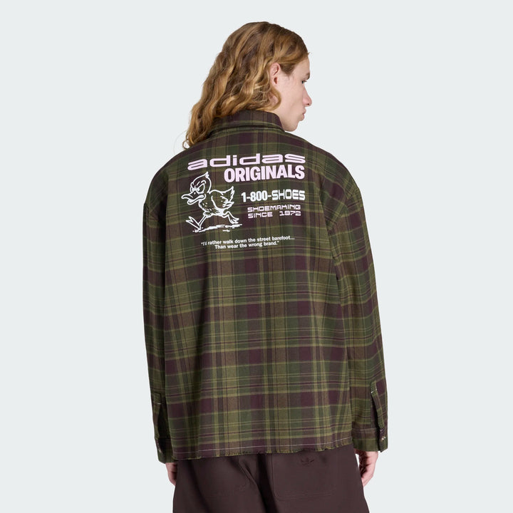 adidas ORIGINALS FLANNEL L/S WORK SHIRT