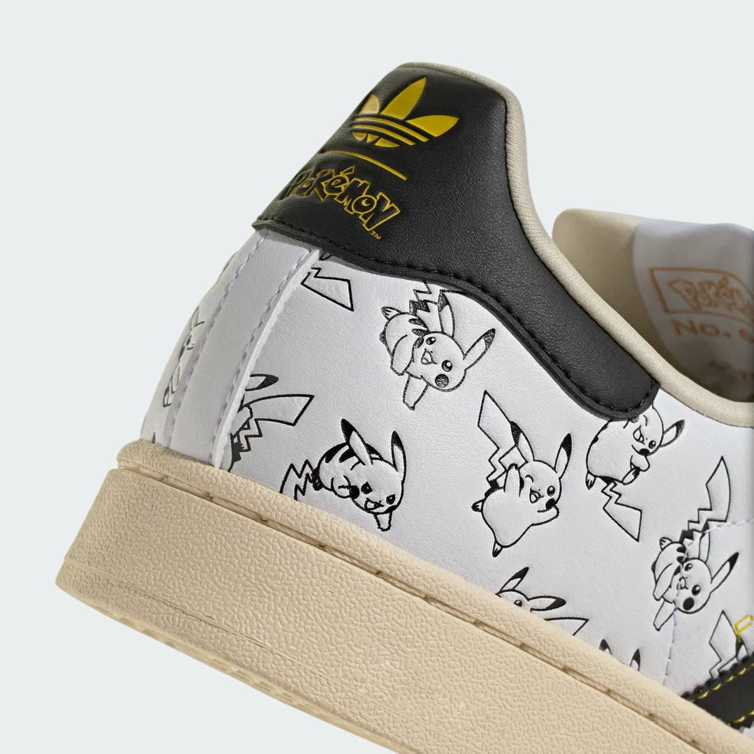 POKEMON x adidas SUPERSTAR II "PIKACHU WHITE"