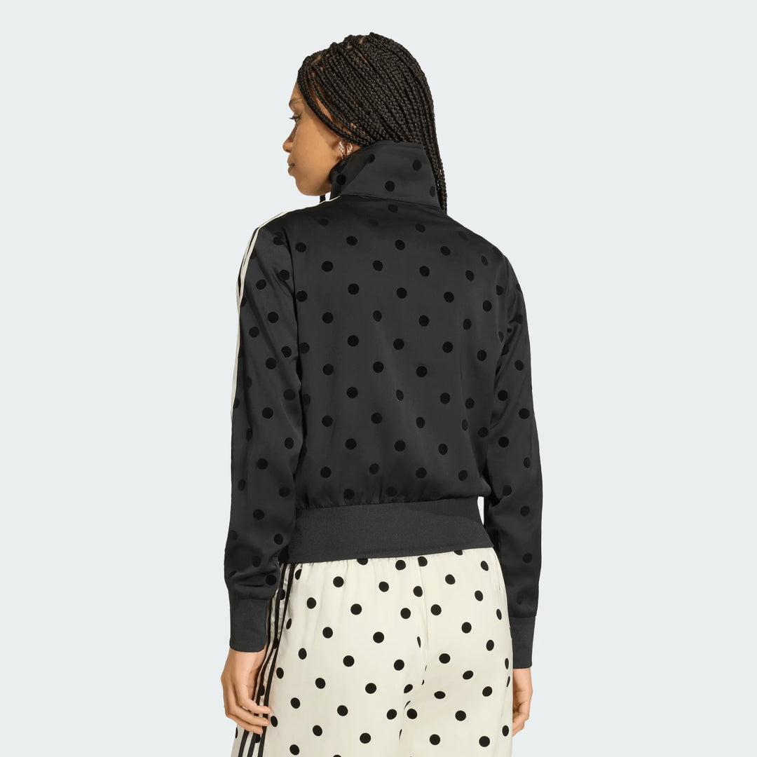 adidas SATIN POLKA DOT FIREBIRD TRACK TOP
