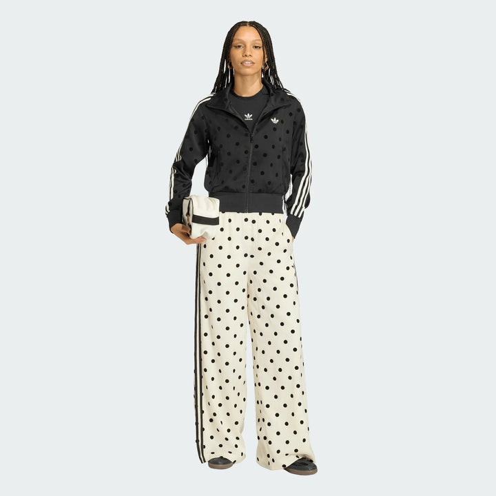 adidas SATIN POLKA DOT FIREBIRD TRACK TOP