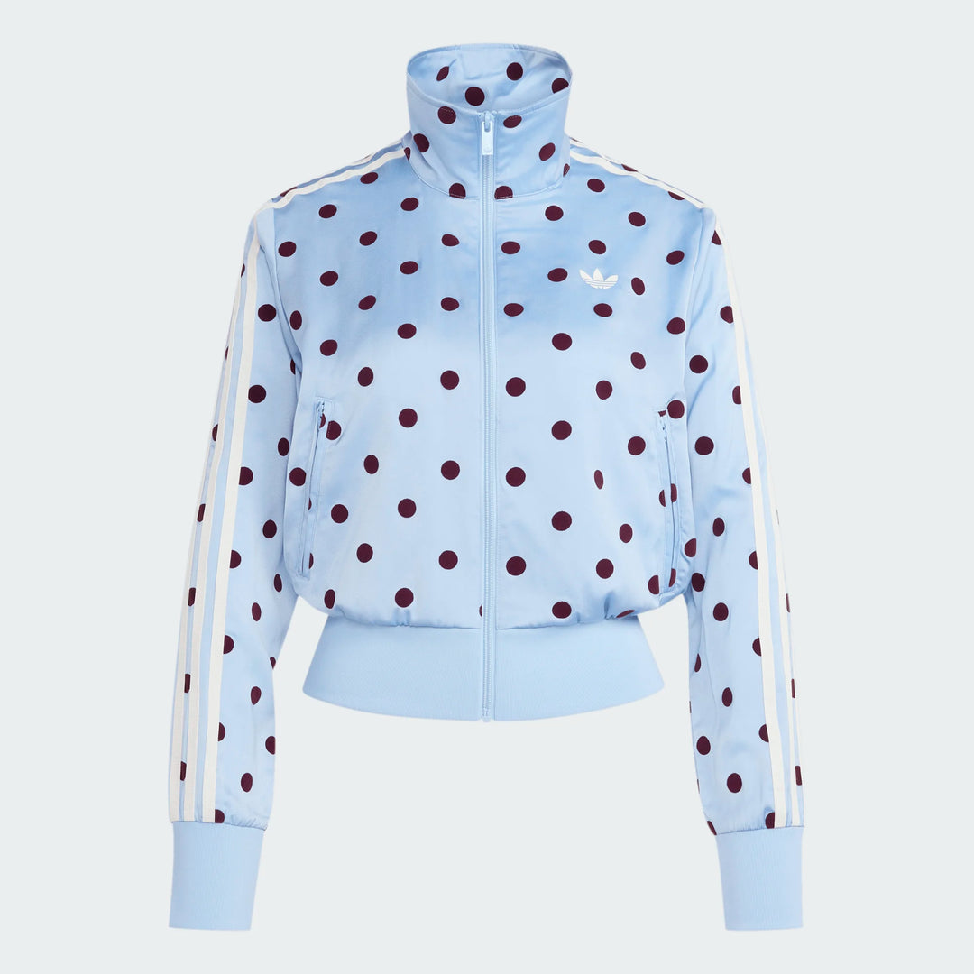 adidas SATIN POLKA DOT FIREBIRD TRACK TOP