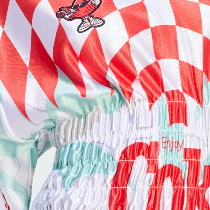 ADIDAS COCA-COLA MASH UP SMOCKED JERSEY