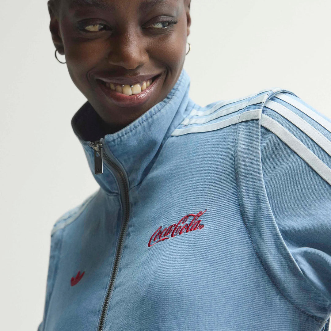 ADIDAS COCA-COLA FIREBIRD DENIM TRACK TOP