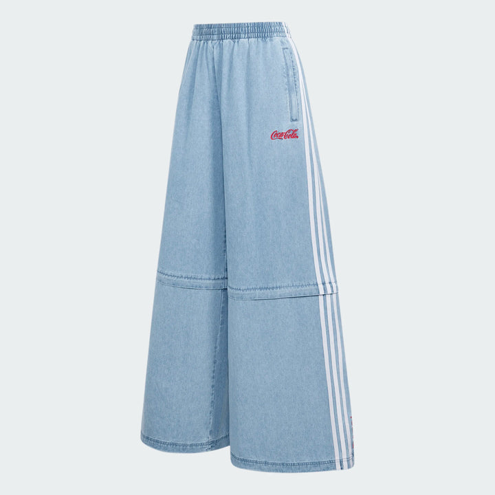 ADIDAS COCA-COLA ADILENIUM FIREBIRD DENIM TRACK PANTS