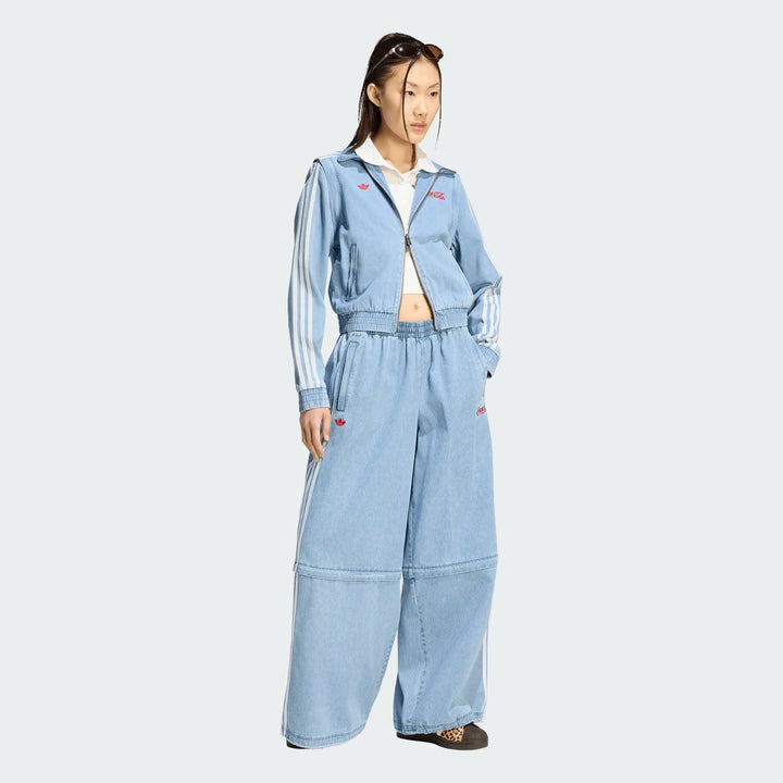 ADIDAS COCA-COLA ADILENIUM FIREBIRD DENIM TRACK PANTS