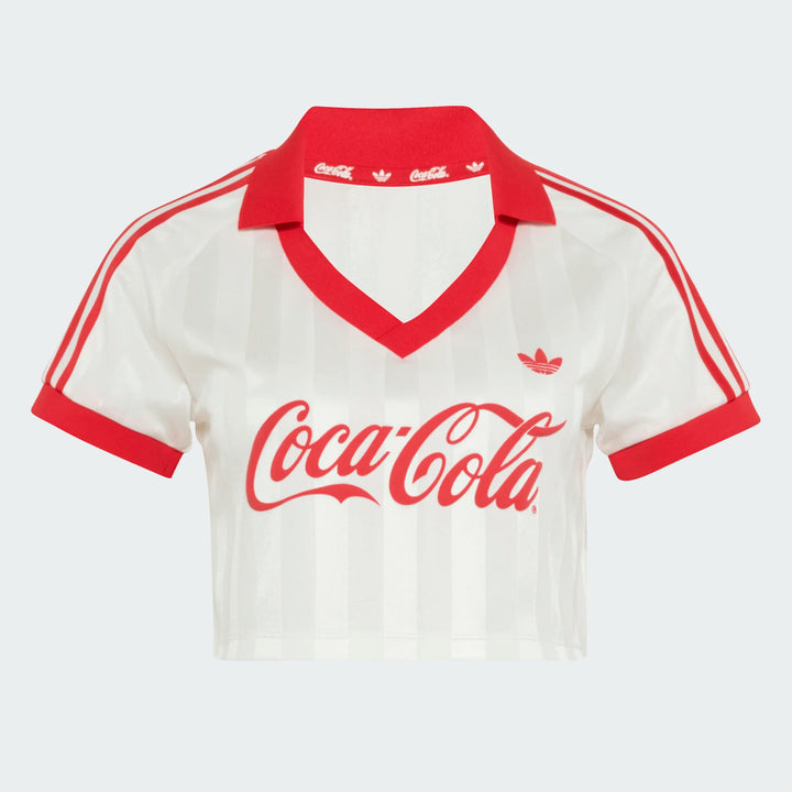 ADIDAS COCA-COLA CROPPED JERSEY