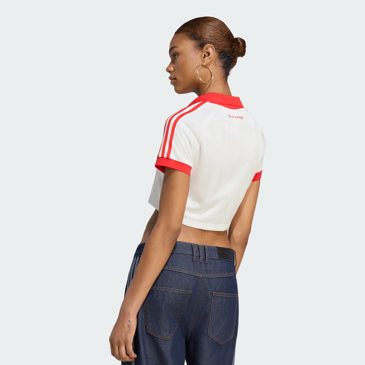 ADIDAS COCA-COLA CROPPED JERSEY