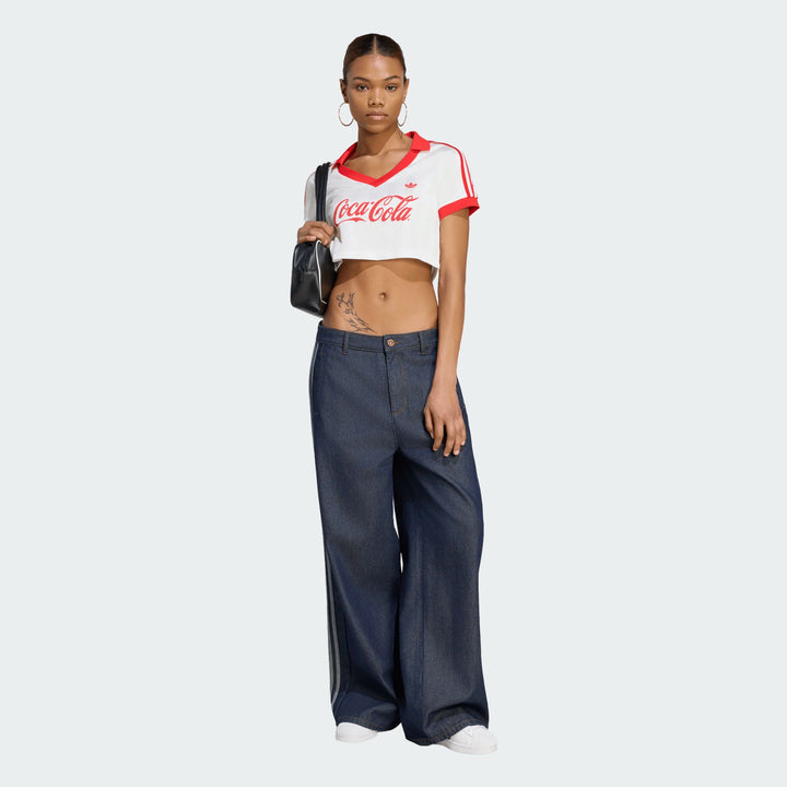 ADIDAS COCA-COLA CROPPED JERSEY