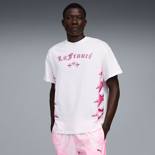 LAFRANCE PINK HEEM S/S TEE