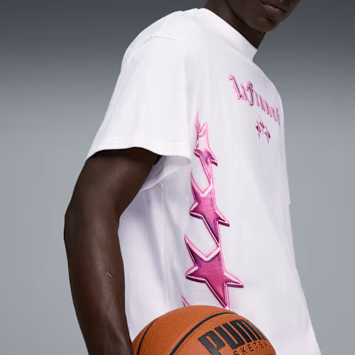 LAFRANCE PINK HEEM S/S TEE