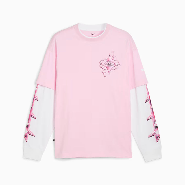 LAFRANCE PINK HEEM L/S TEE