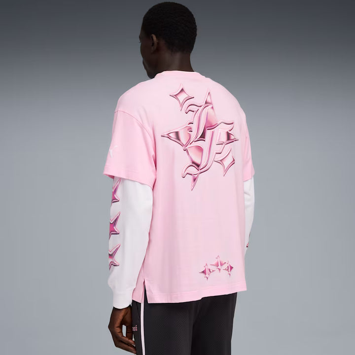 LAFRANCE PINK HEEM L/S TEE