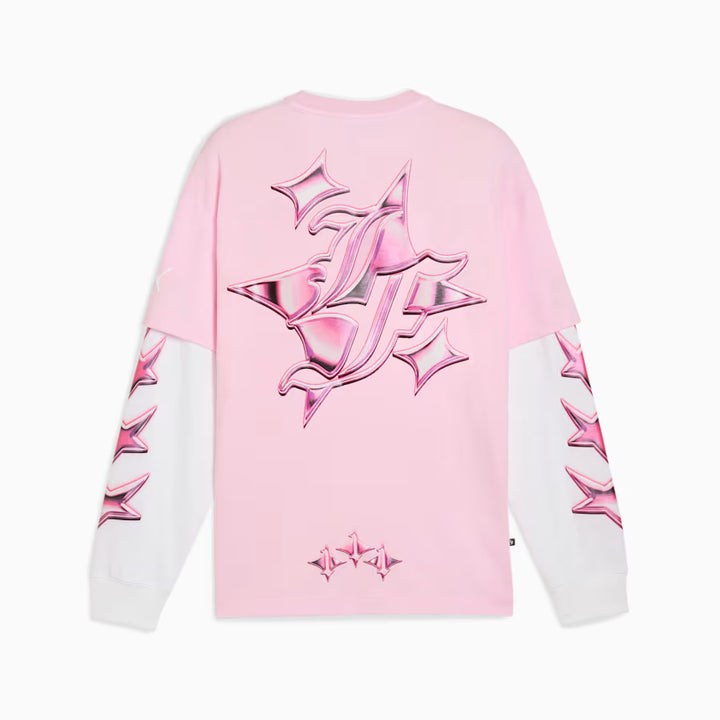 LAFRANCE PINK HEEM L/S TEE