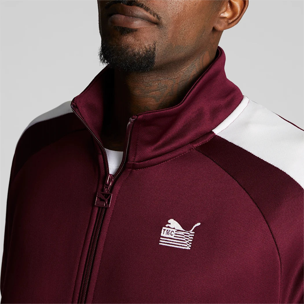 Burgundy puma jacket discount