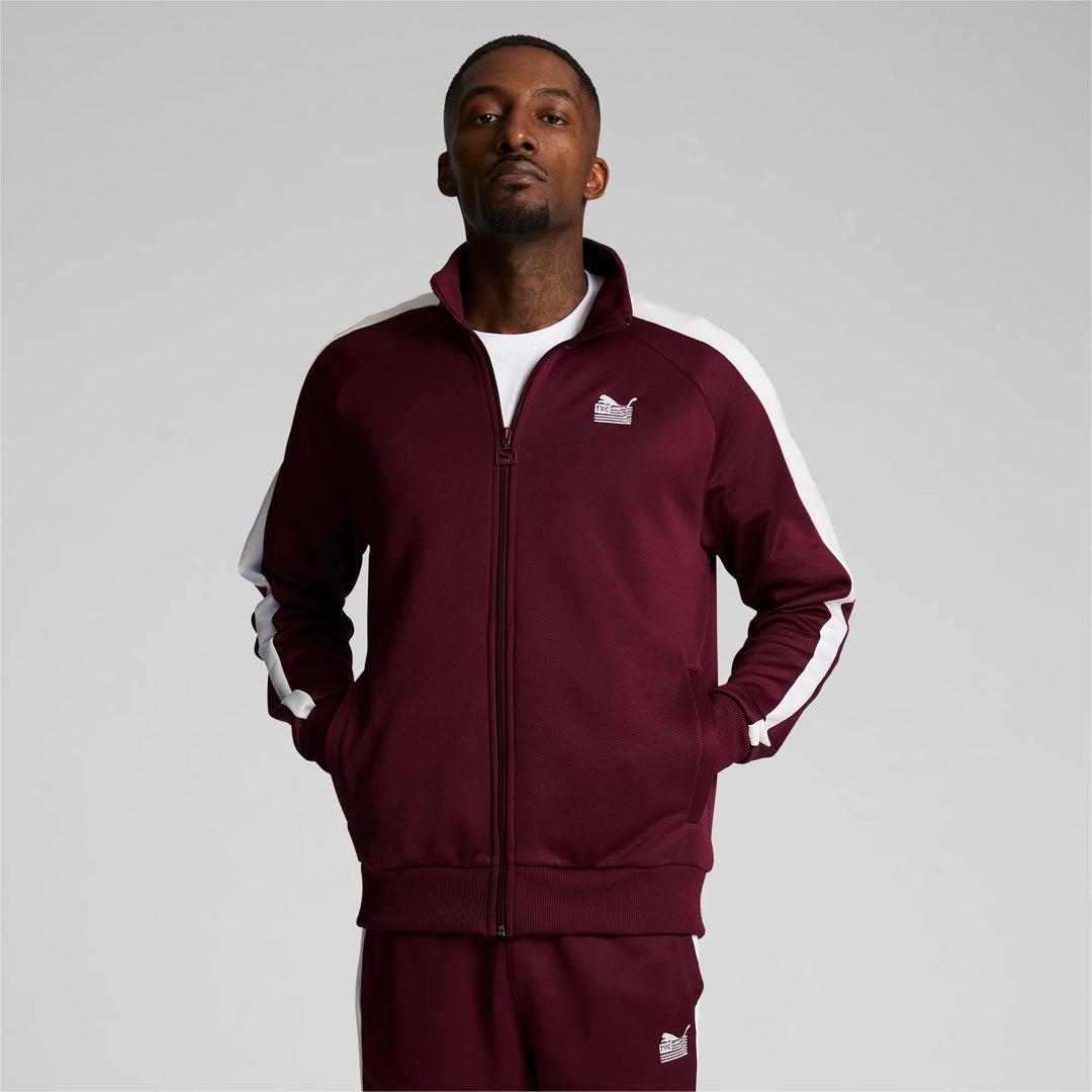 PUMA X TMC Everyday Hussle T7 Jacket (Burgundy)