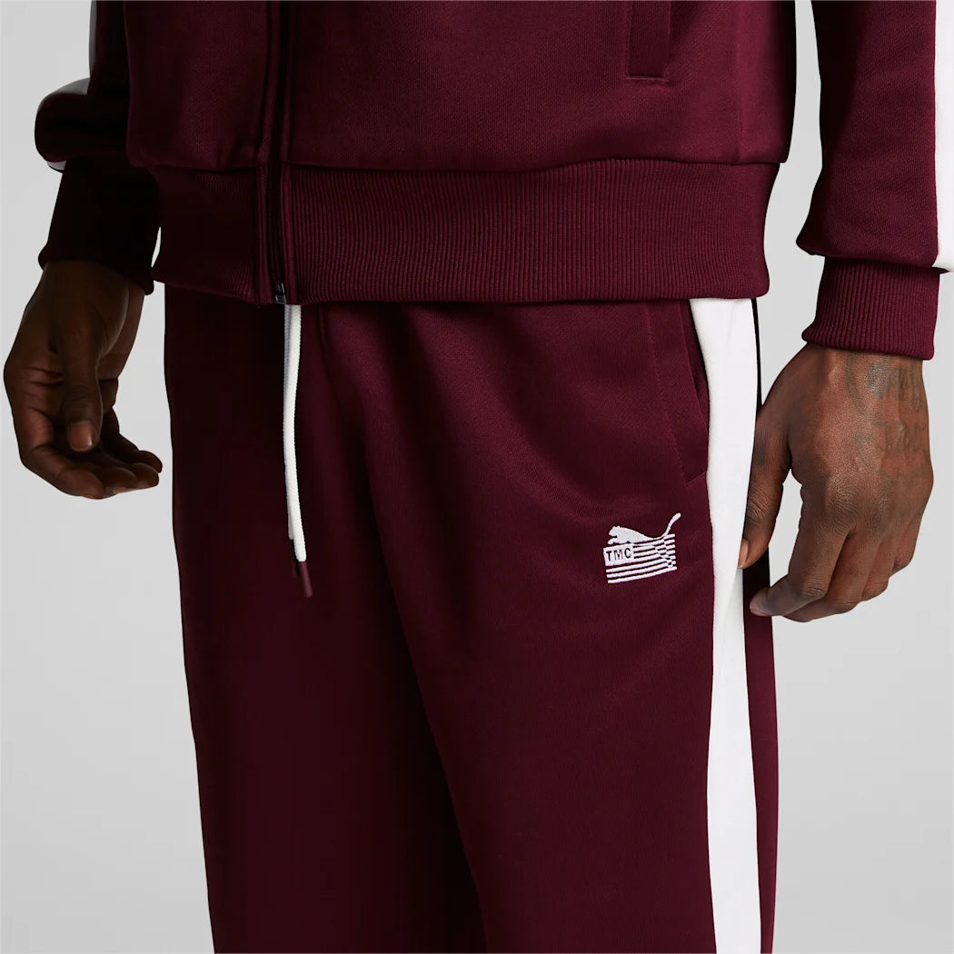 Puma burgundy pants clearance