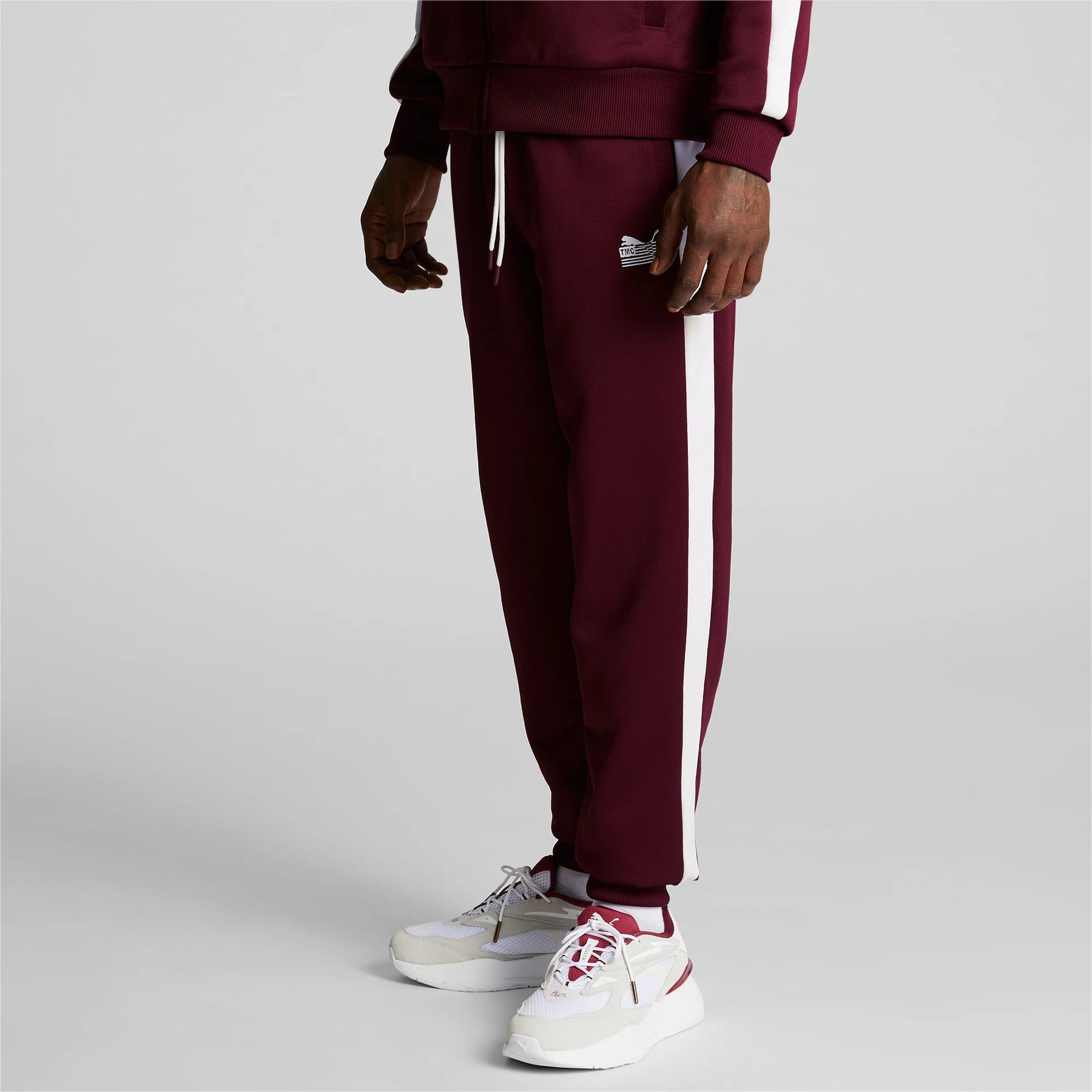 PUMA X TMC Everyday Hussle T7 Pants Burgundy