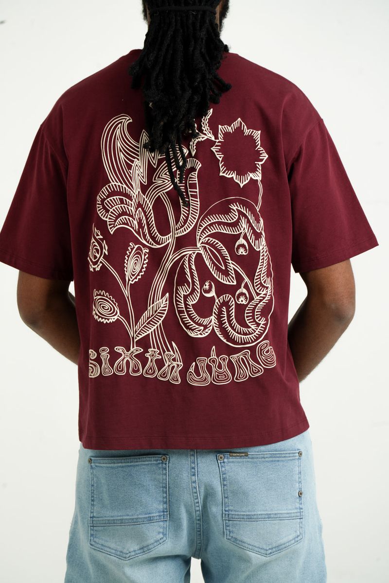 JUNGLE FLOWER GRAPHIC S/S TEE