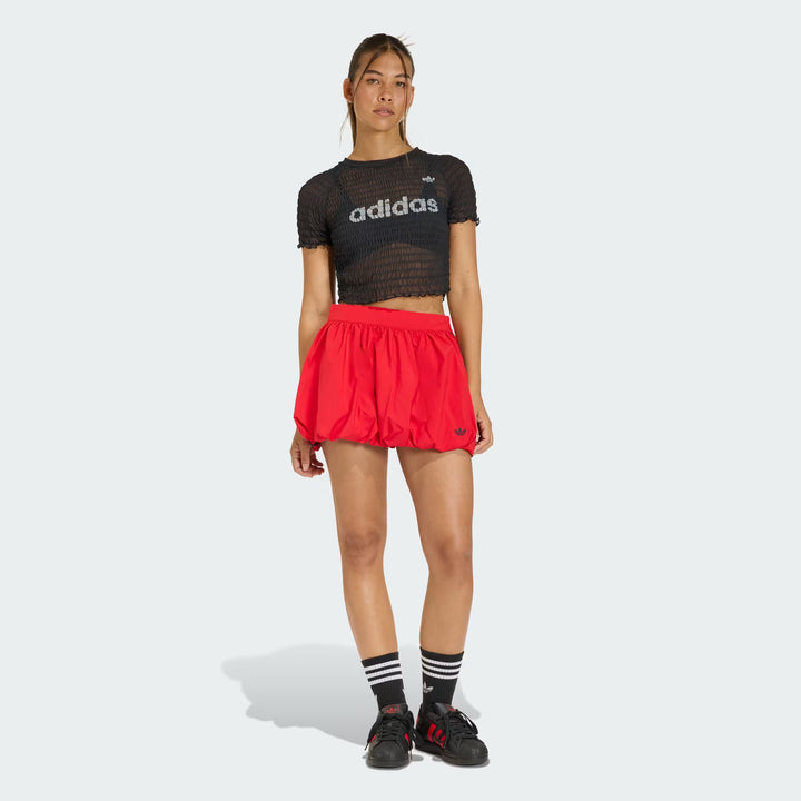 adidas SMOCKED CALI TEE