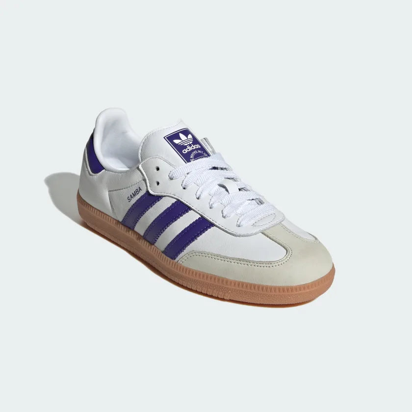 Adidas Samba OG Unisex Lifestyle Shoe - White/Ink Active Athlete 88 Adidas Samba OG Unisex Lifestyle Shoe - White/Ink Active Athlete 88
