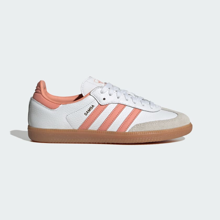 adidas Samba OG Women's Shoes - Cloud White / Wonder Clay / Crystal White