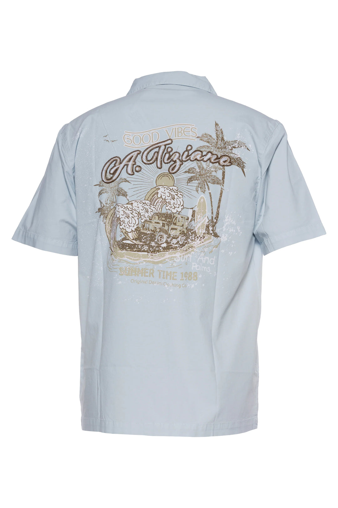 SIMON STRETCH TWILL CAMP SHIRT