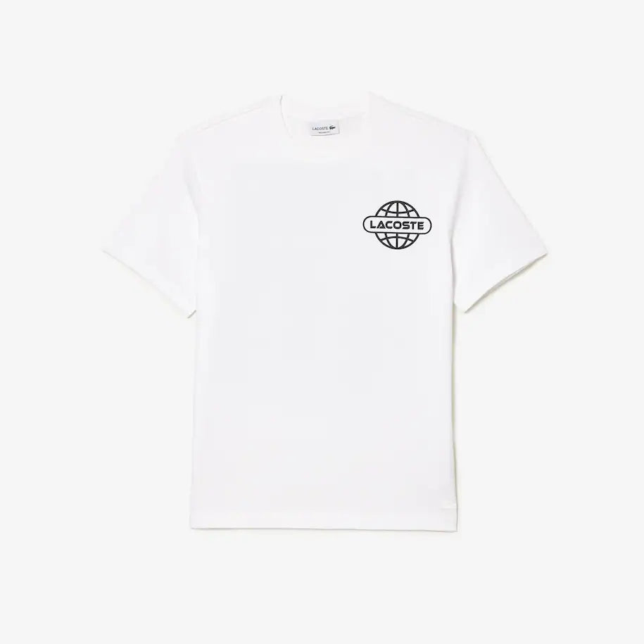 Printed Heavy Cotton Jersey T-shirt (White)