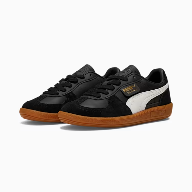 Palermo Leather Women's Sneakers (PUMA Black-Feather Gray-Gum)
