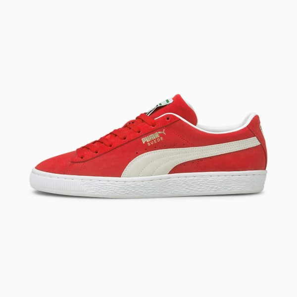 Puma Suede Classic XXI Men's Sneakers (High Risk Red-Puma White)