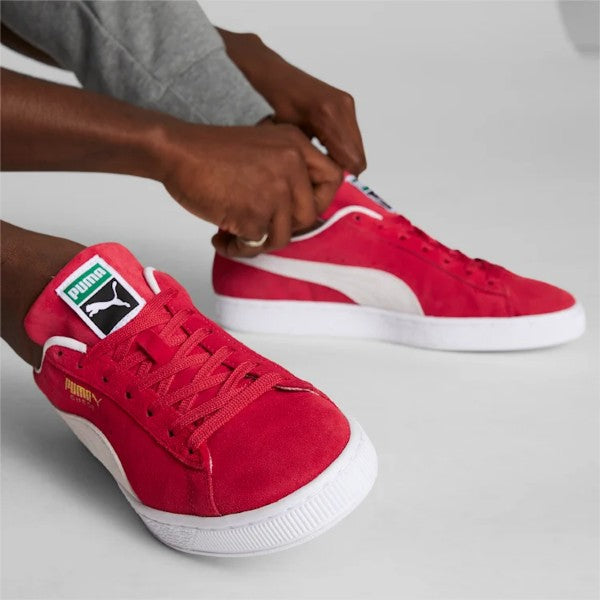 Zapatos Puma Puma Suede Classic XXI Tenis Verdes Con Rojas Y