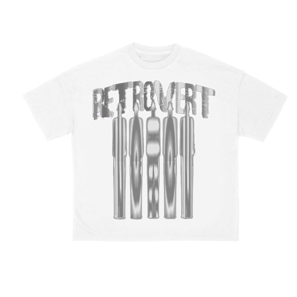 Retrovert Relaxed T-Shirt (White)