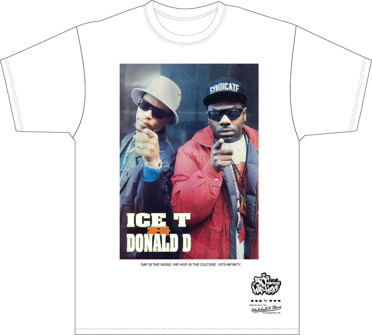 BRANDED 50TH AOHH ICE T AND DONALD D TEE