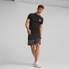 PUMA TEAM Men's Relaxed Shorts (Black)