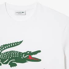 Men's Cotton Jersey Signature Print T-Shirt (White)