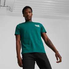 PUMA LEGACY Men's Graphic Tee (Malachite)