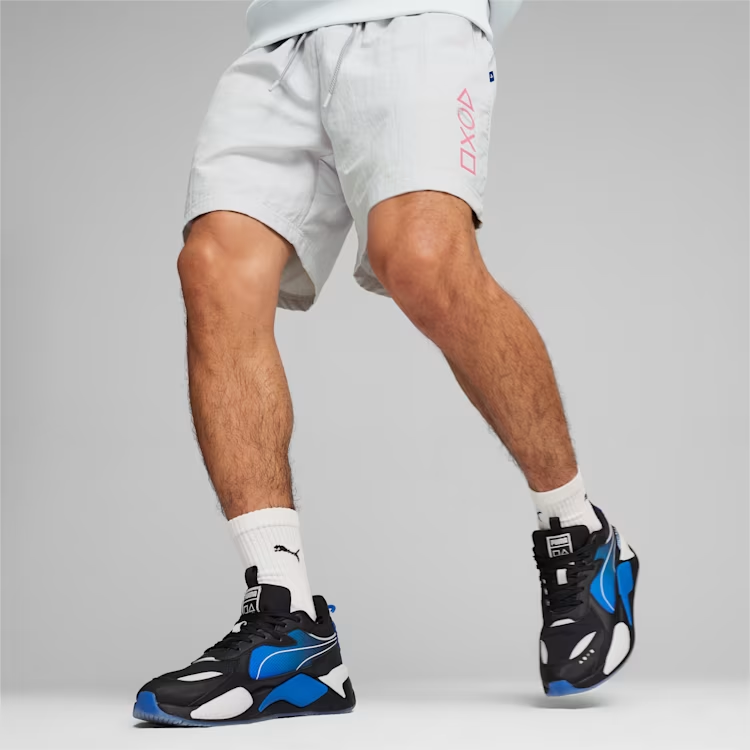 PUMA X PLAYSTATION Men s Shorts Silver Mist
