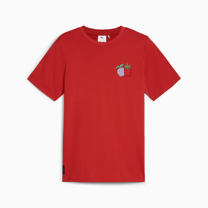 PUMA x ONE PIECE Men's Graphic Tee (Club Red)