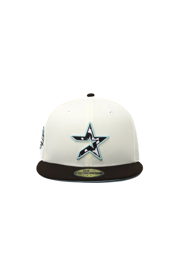 LONE STAR REPPIN' 59FIFTY FITTED "CHROME WHITE"
