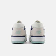 New Balance Men's 550 (White with winter fog and nb navy) Shoes
