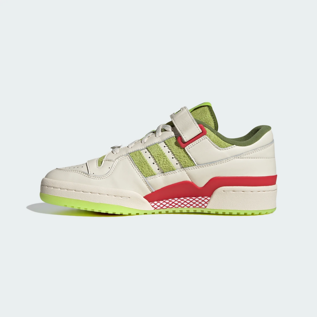 white crew green adidas forum