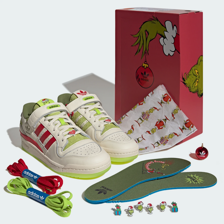 adidas Forum Low x The Grinch Shoes - White