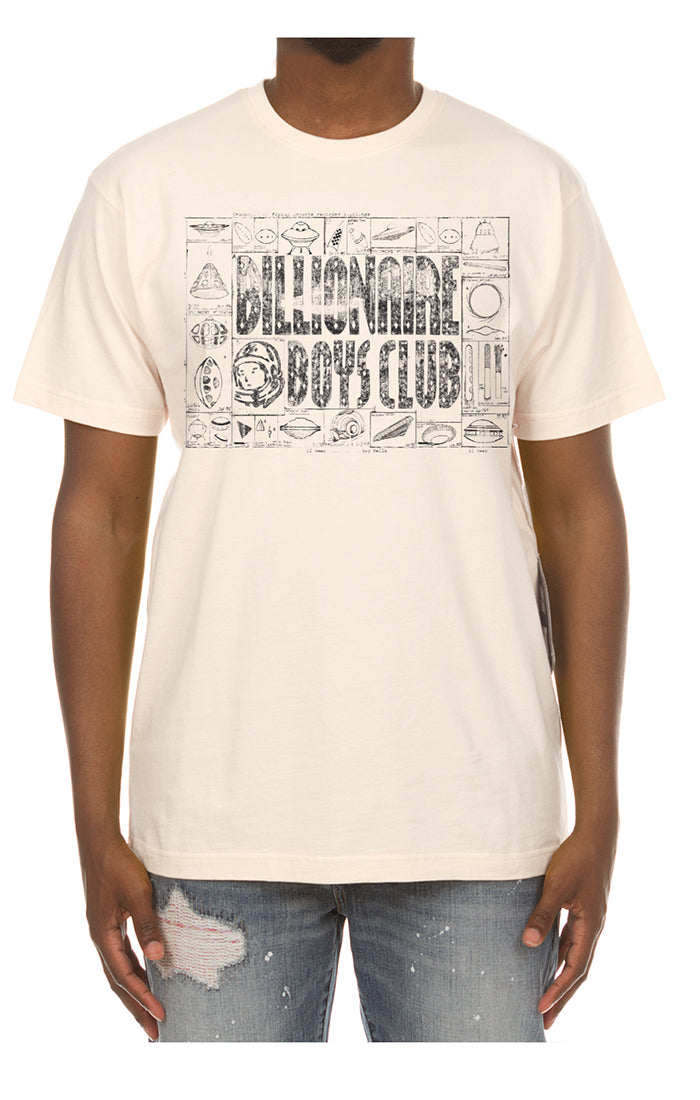 BB Schematic SS Tee - Gardenia