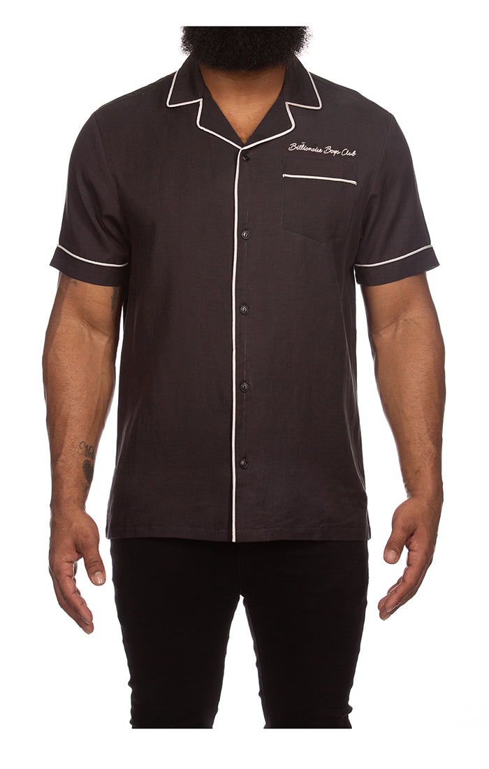 BB Mind Your Heart SS Woven - Black