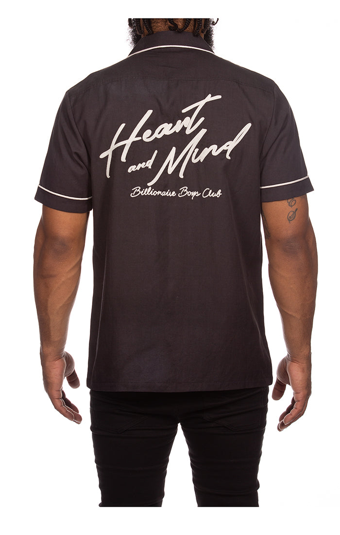 BB Mind Your Heart SS Woven - Black