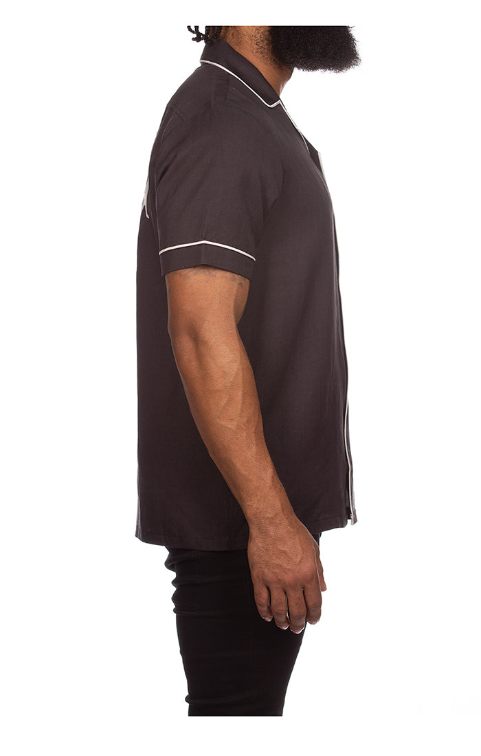 BB Mind Your Heart SS Woven - Black