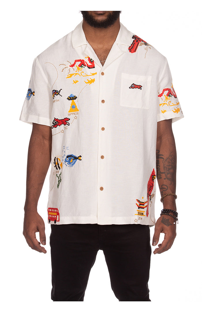 The Traveler SS Woven - White