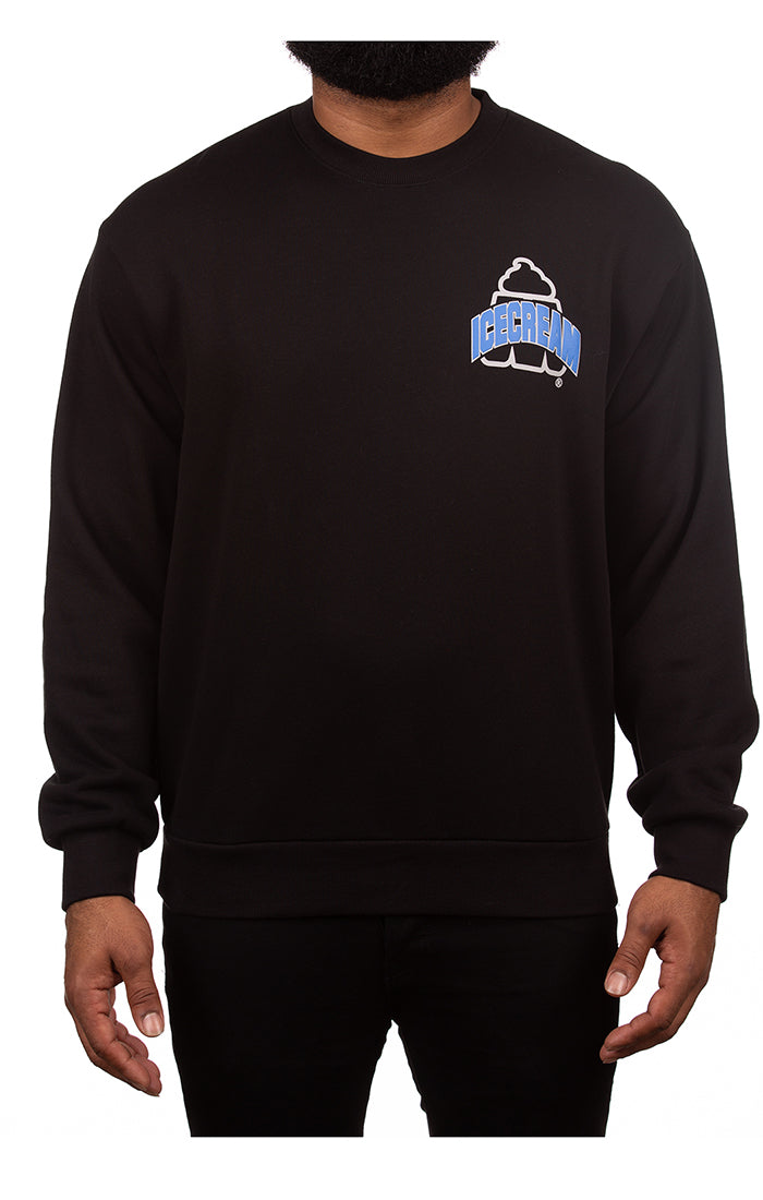 Static Age L/S Crew sweatshirt (Black)