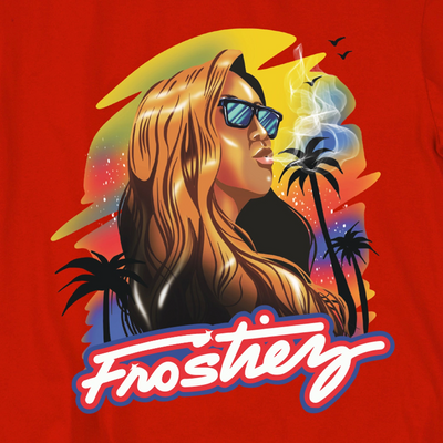 Frostiez Sunsets Tee (Red)